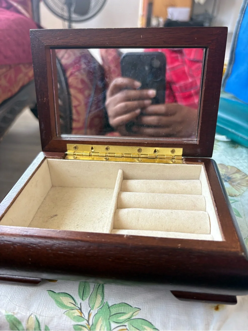 Brown jewelry box